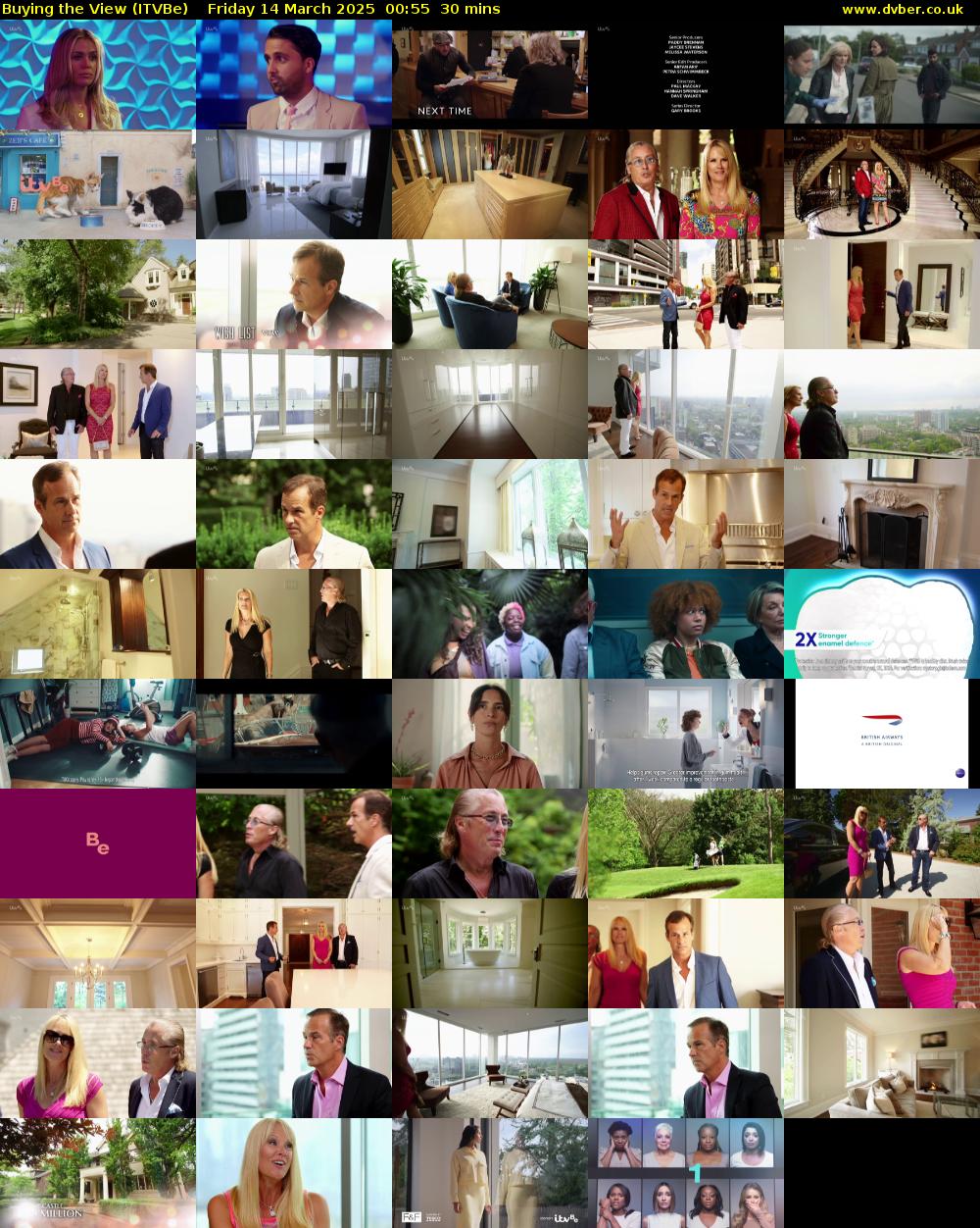 Buying the View (ITVBe) Friday 14 March 2025 00:55 - 01:25