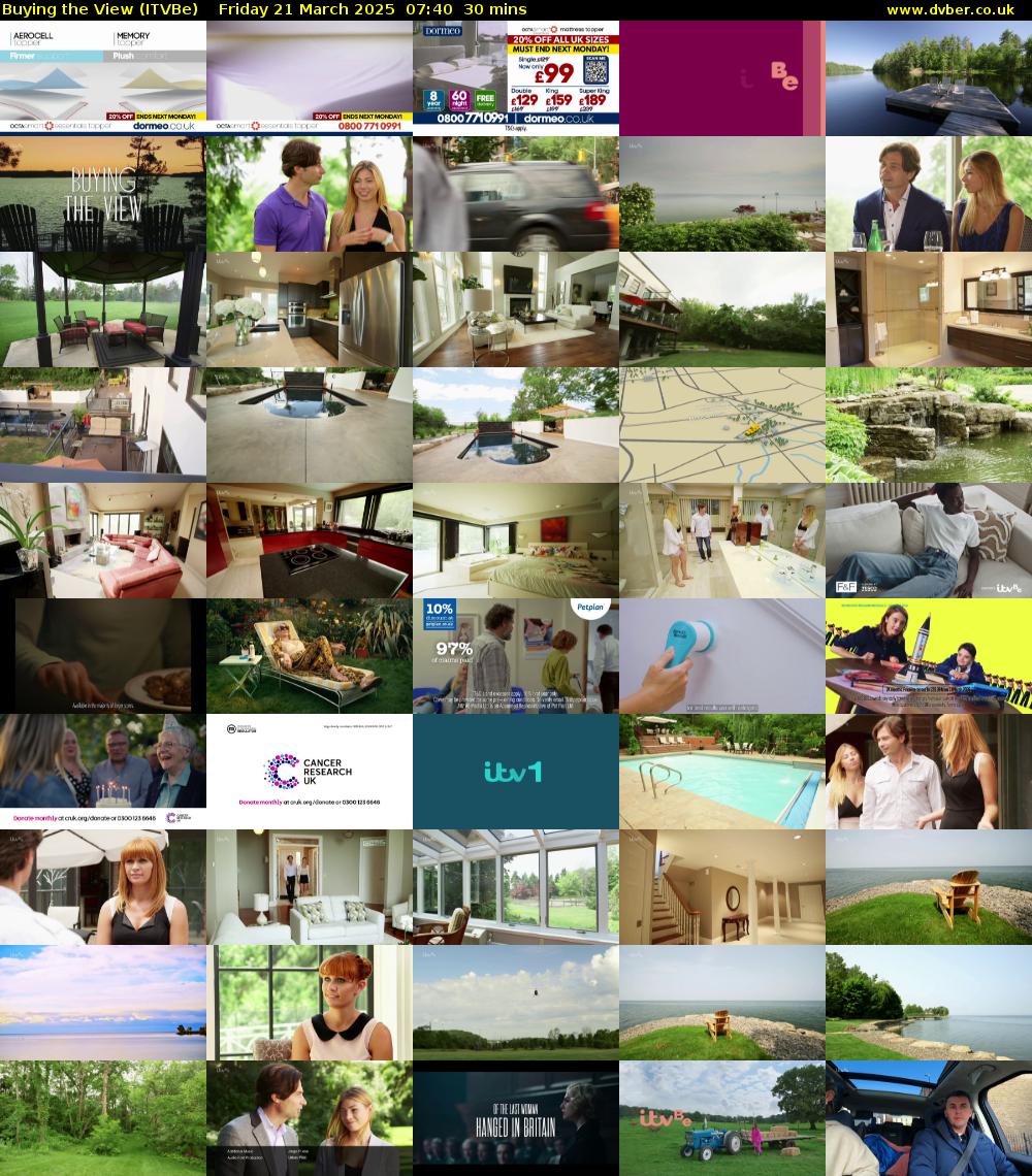 Buying the View (ITVBe) Friday 21 March 2025 07:40 - 08:10