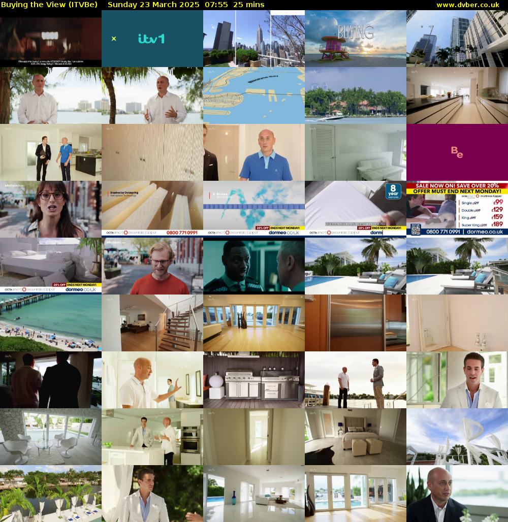 Buying the View (ITVBe) Sunday 23 March 2025 07:55 - 08:20