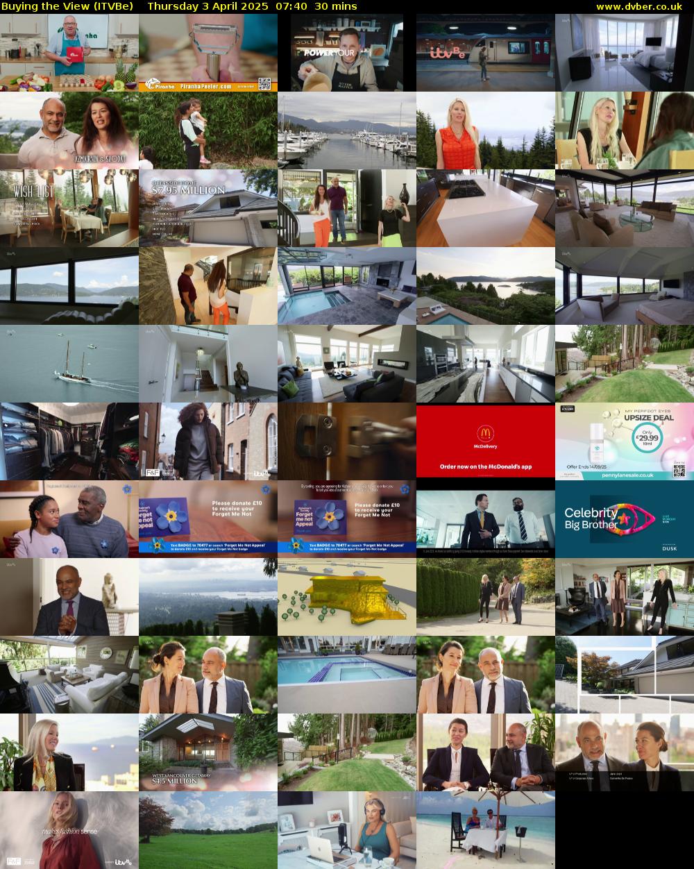 Buying the View (ITVBe) Thursday 3 April 2025 07:40 - 08:10