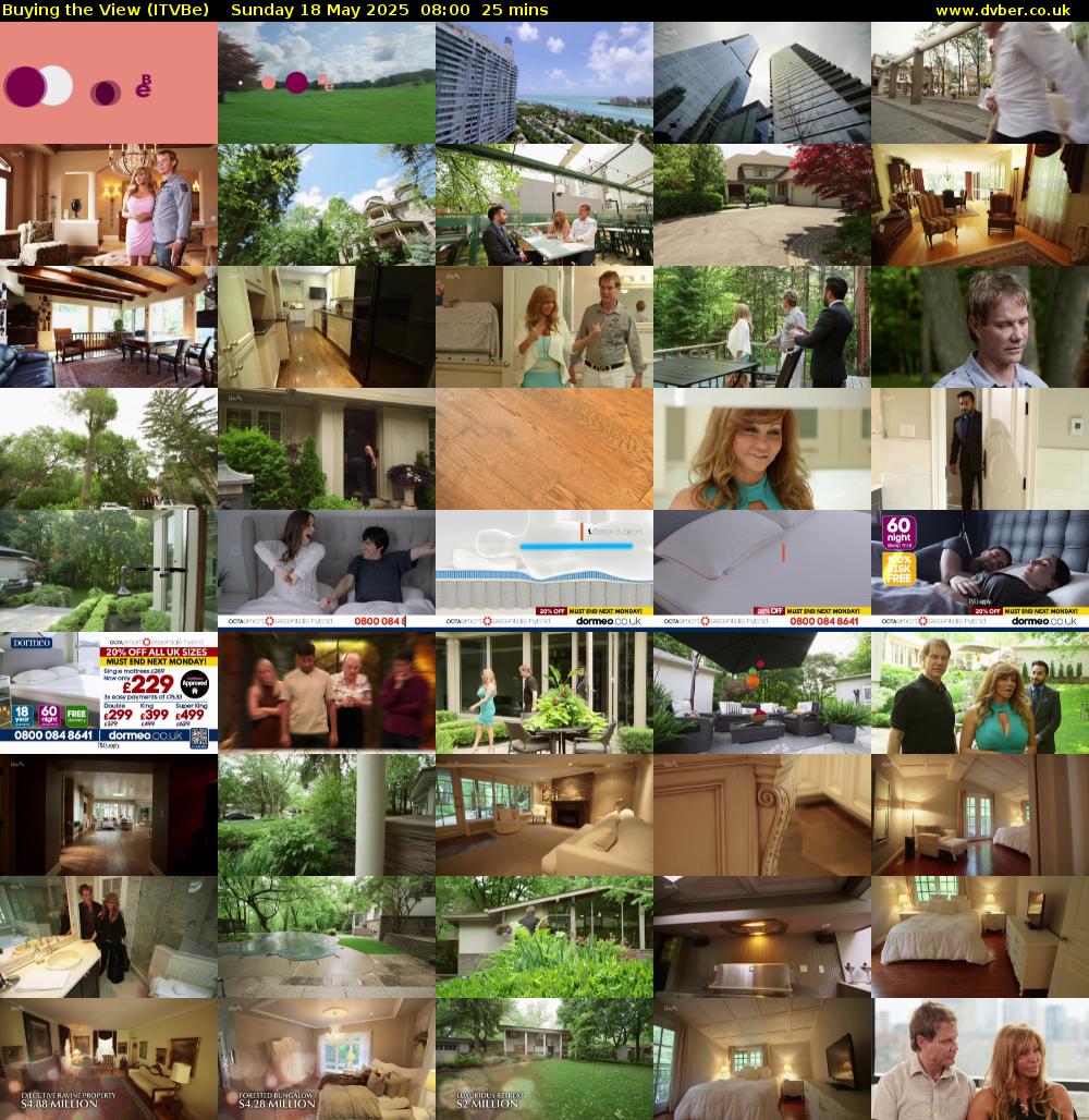 Buying the View (ITVBe) Sunday 18 May 2025 08:00 - 08:25