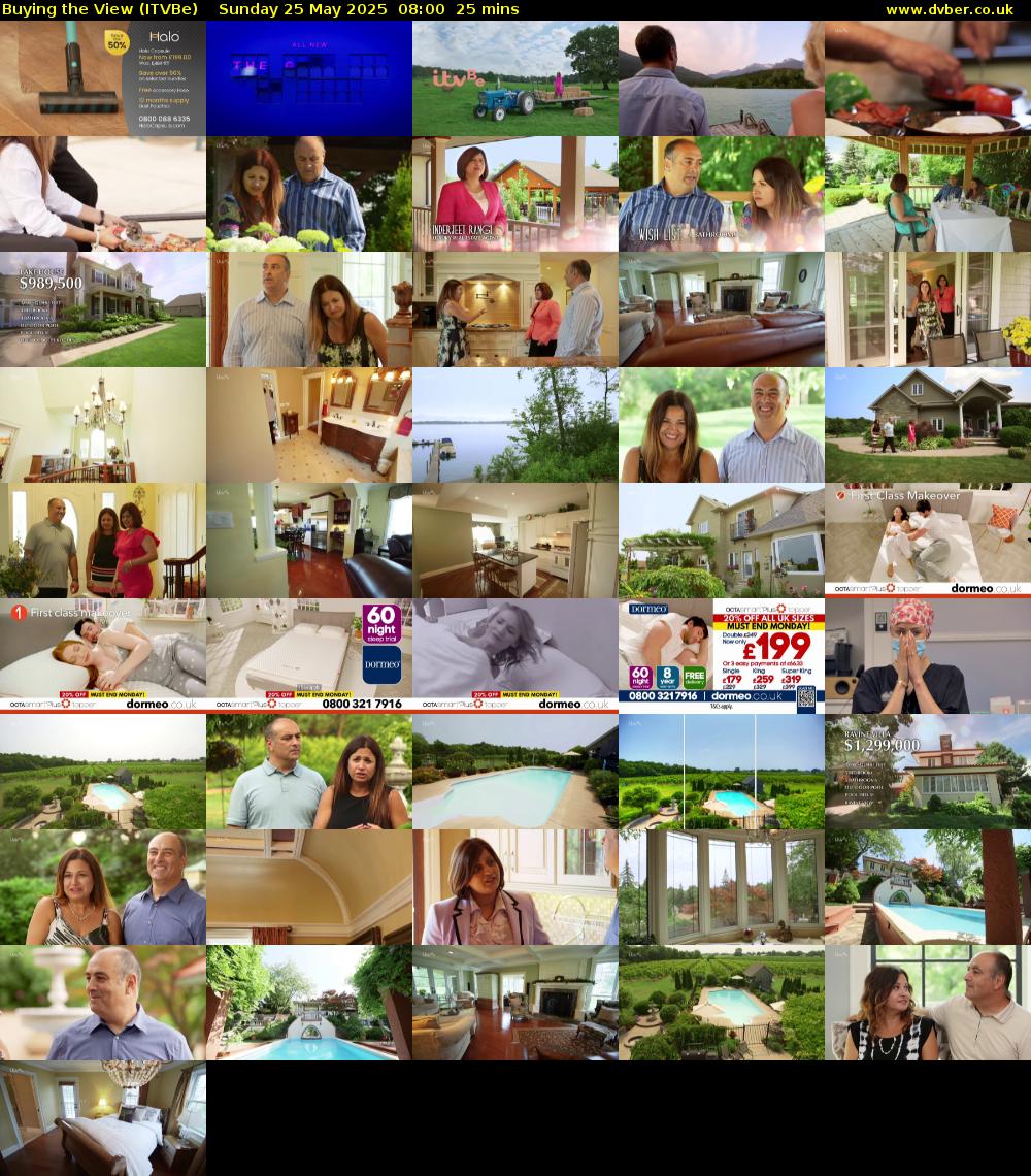 Buying the View (ITVBe) Sunday 25 May 2025 08:00 - 08:25