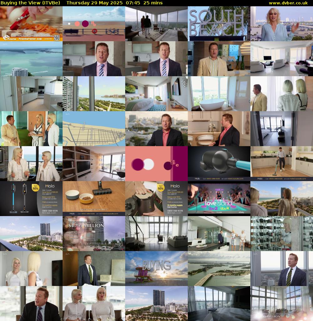 Buying the View (ITVBe) Thursday 29 May 2025 07:45 - 08:10