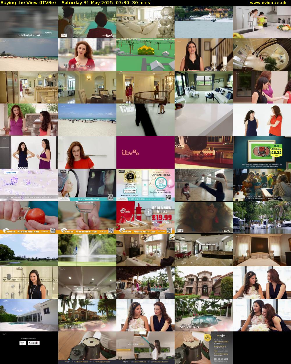 Buying the View (ITVBe) Saturday 31 May 2025 07:30 - 08:00