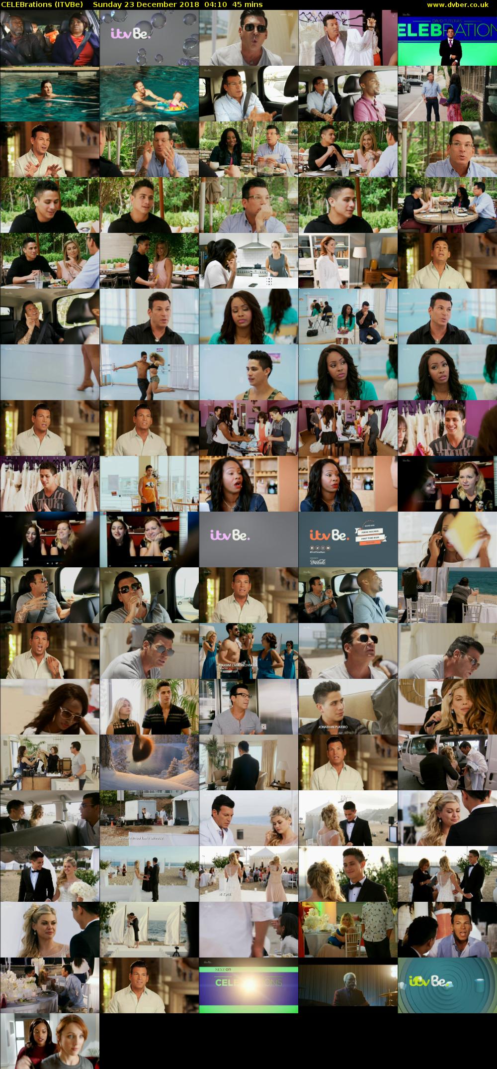 CELEBrations (ITVBe) Sunday 23 December 2018 04:10 - 04:55