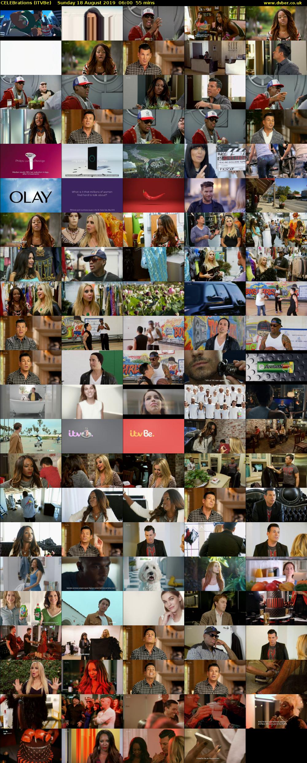 CELEBrations (ITVBe) Sunday 18 August 2019 06:00 - 06:55