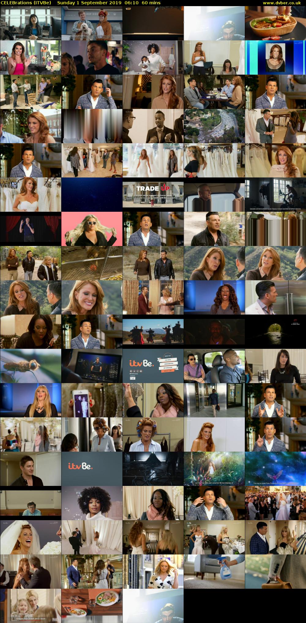 CELEBrations (ITVBe) Sunday 1 September 2019 06:10 - 07:10