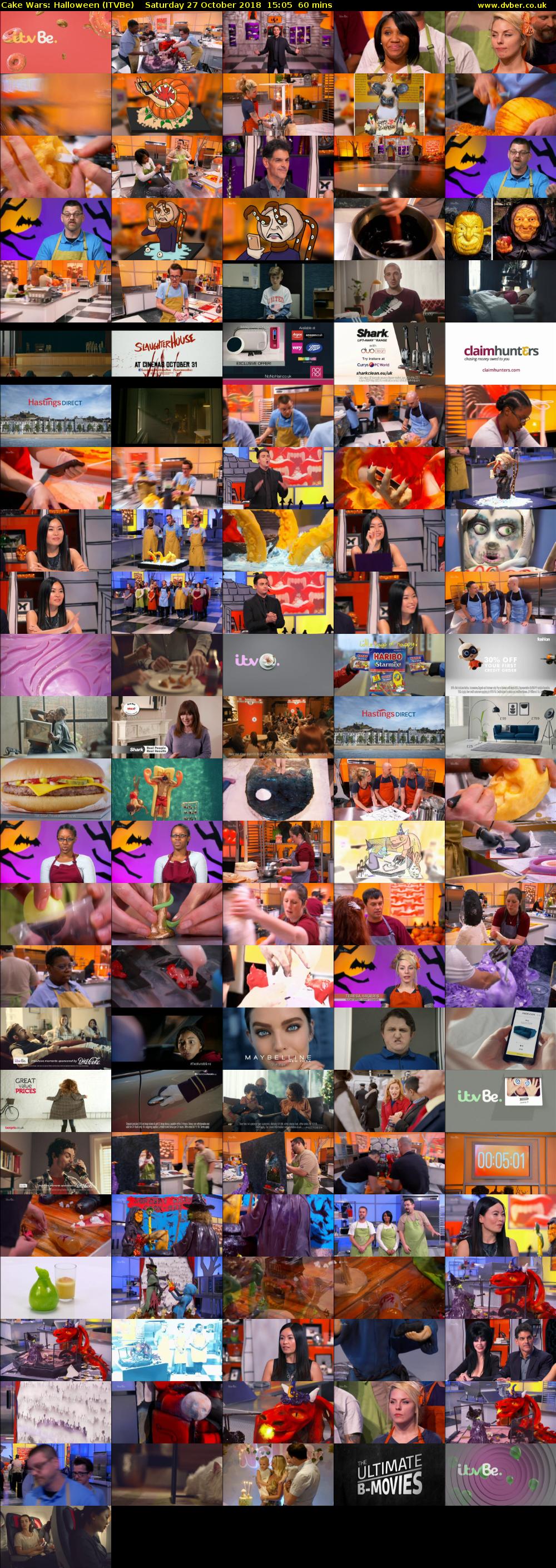 Cake Wars: Halloween (ITVBe) Saturday 27 October 2018 15:05 - 16:05