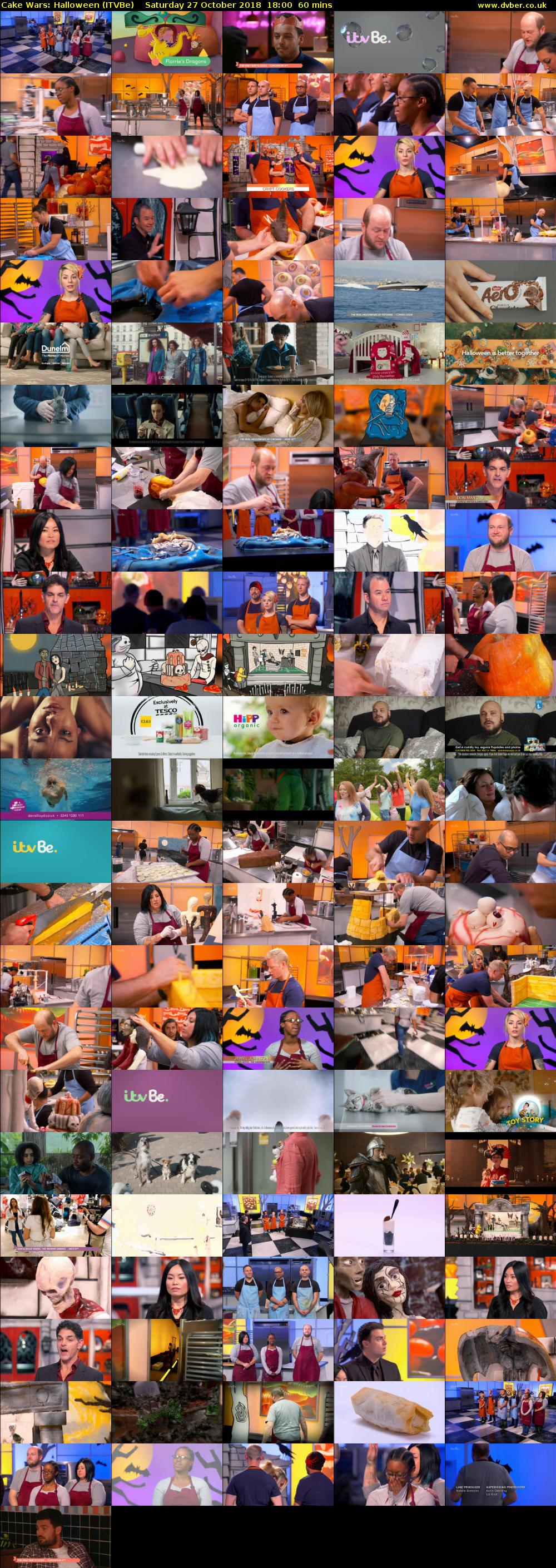 Cake Wars: Halloween (ITVBe) Saturday 27 October 2018 18:00 - 19:00