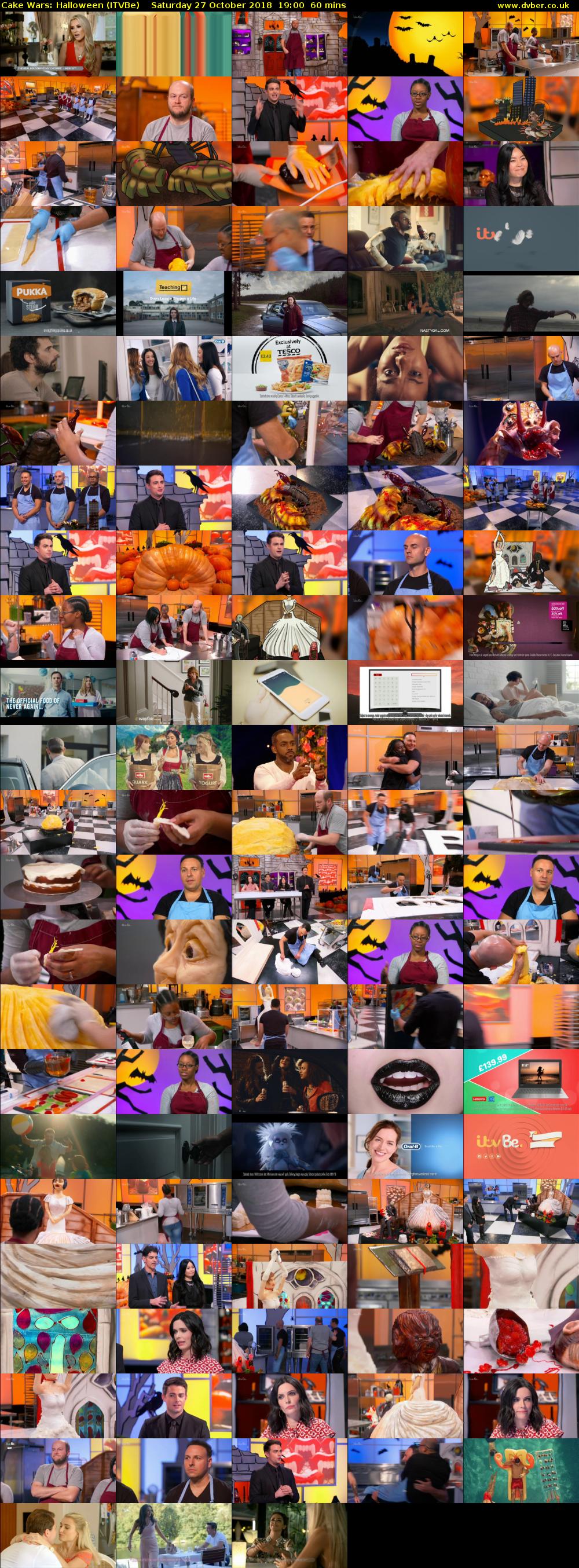 Cake Wars: Halloween (ITVBe) Saturday 27 October 2018 19:00 - 20:00