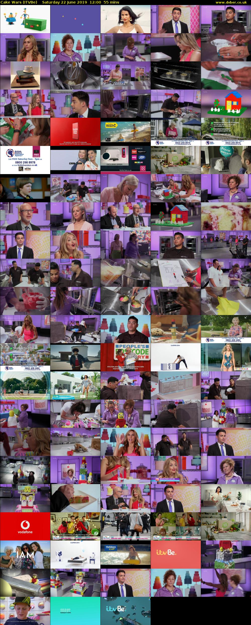 Cake Wars (ITVBe) Saturday 22 June 2019 12:00 - 12:55