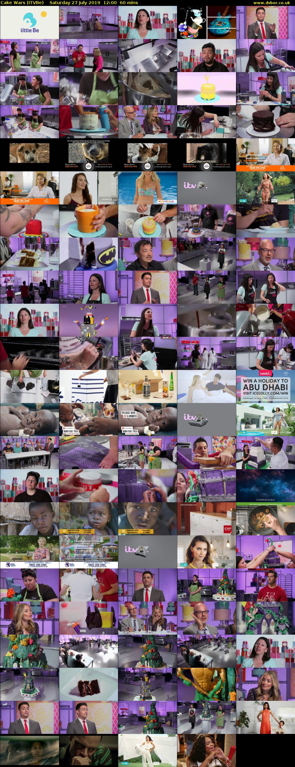 Cake Wars (ITVBe) Saturday 27 July 2019 12:00 - 13:00