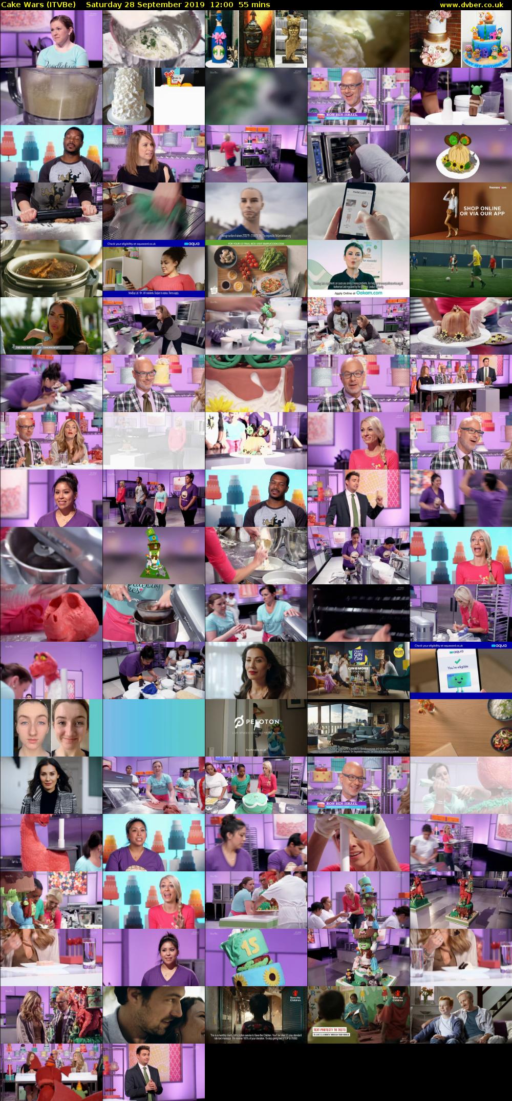 Cake Wars (ITVBe) Saturday 28 September 2019 12:00 - 12:55