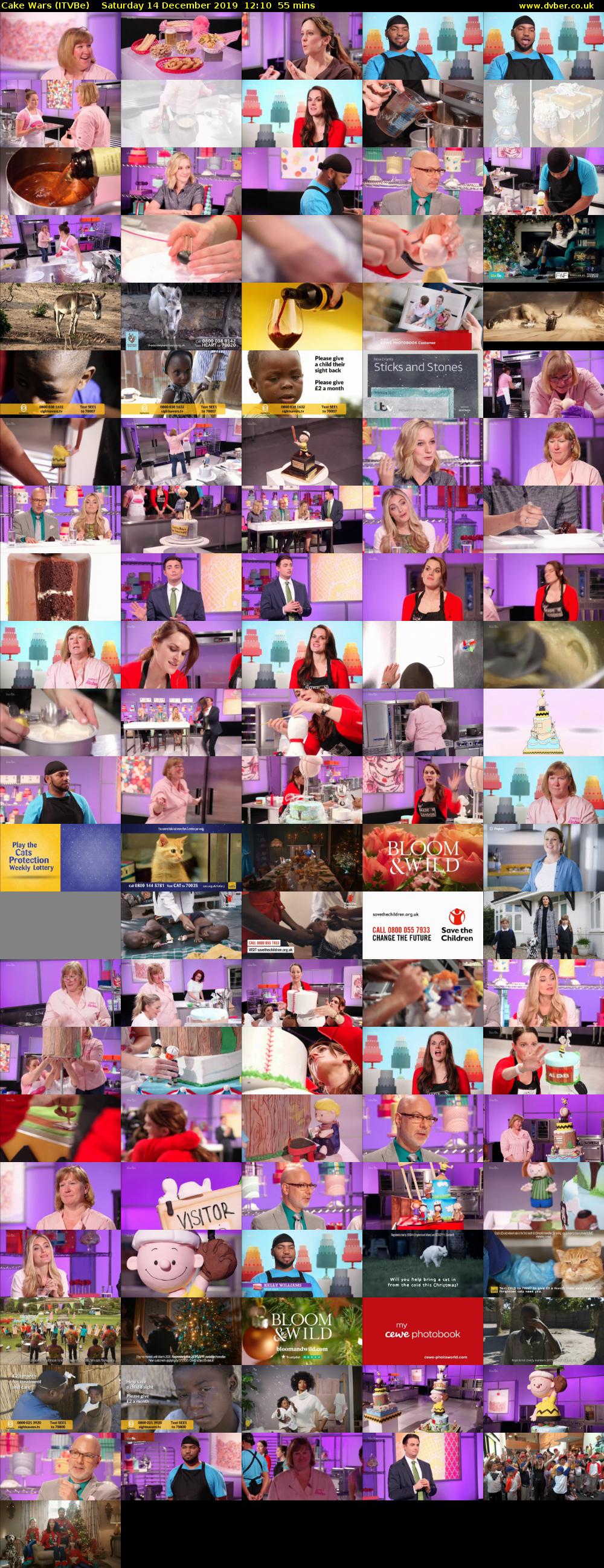 Cake Wars (ITVBe) Saturday 14 December 2019 12:10 - 13:05
