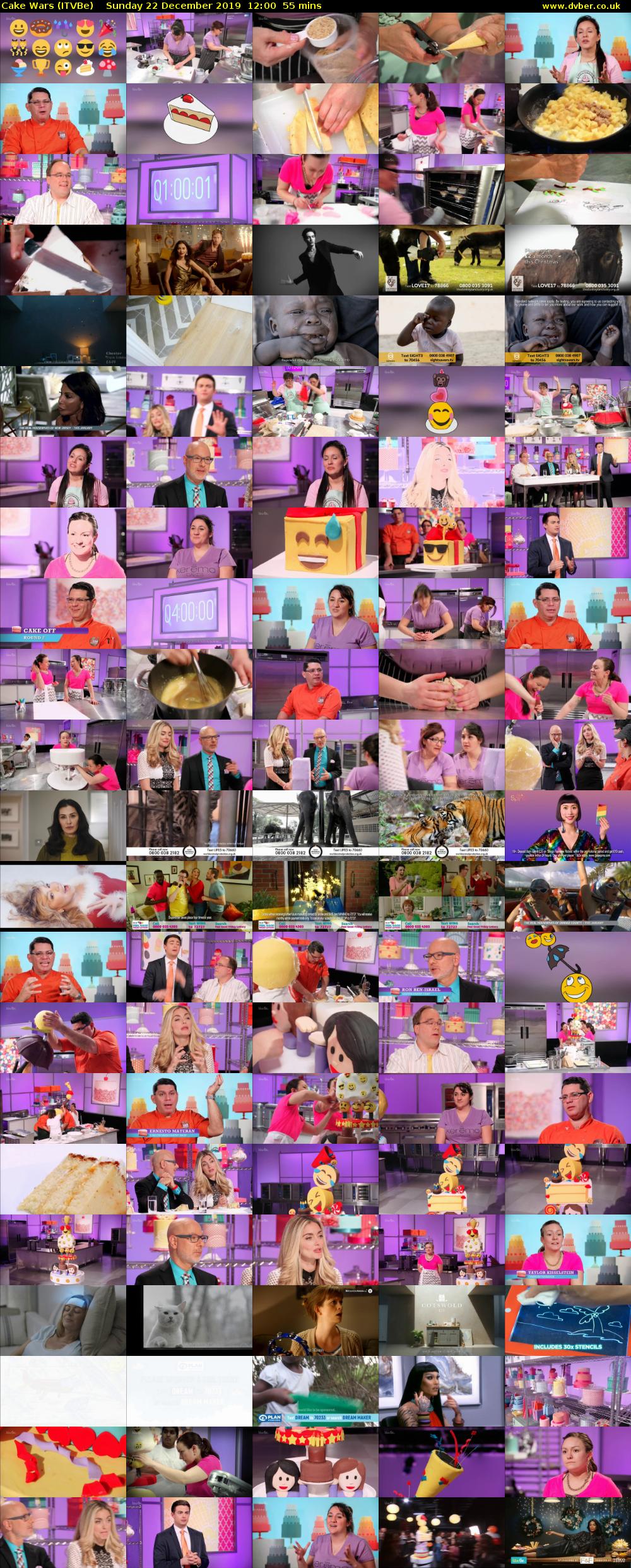 Cake Wars (ITVBe) Sunday 22 December 2019 12:00 - 12:55
