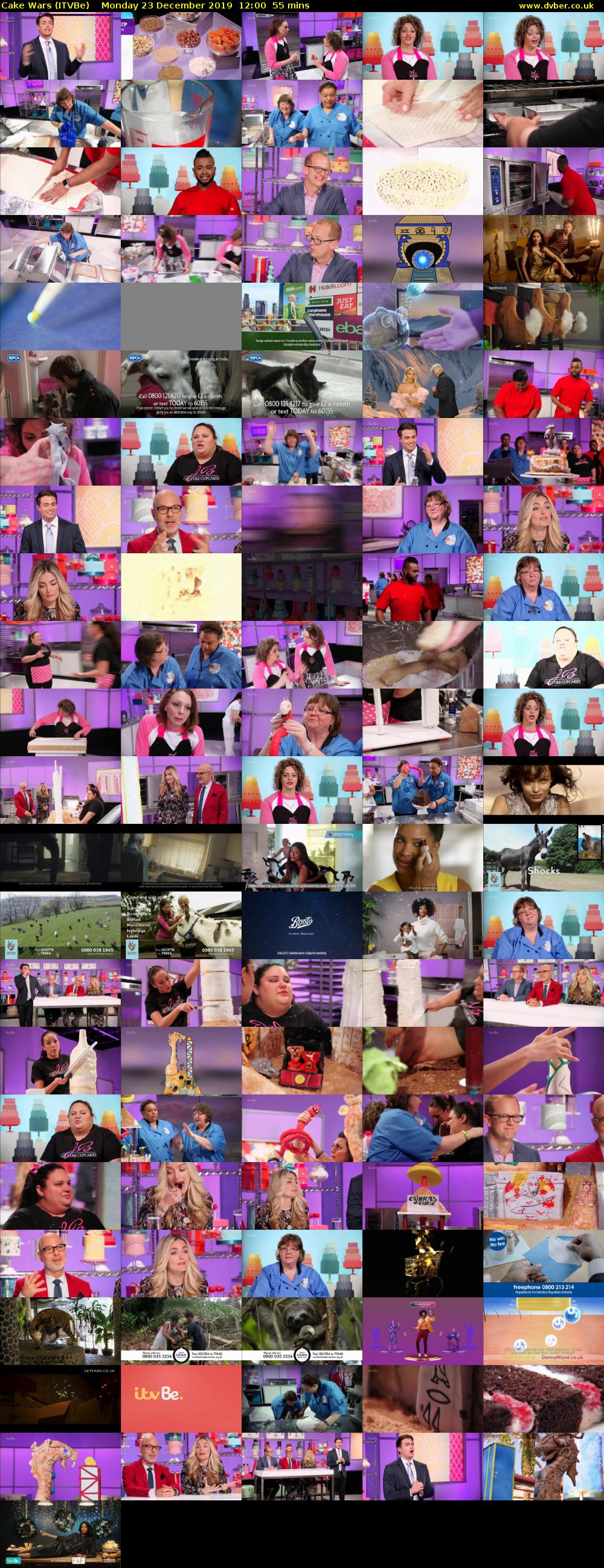 Cake Wars (ITVBe) Monday 23 December 2019 12:00 - 12:55