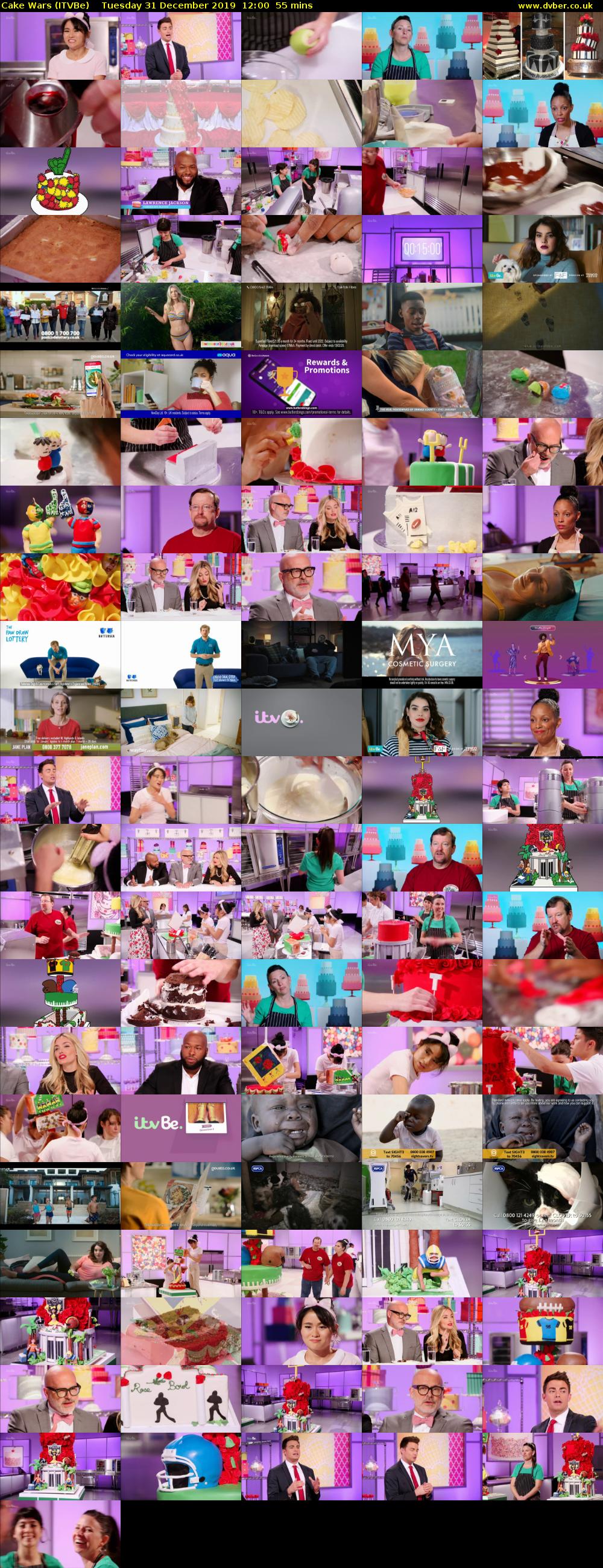 Cake Wars (ITVBe) Tuesday 31 December 2019 12:00 - 12:55