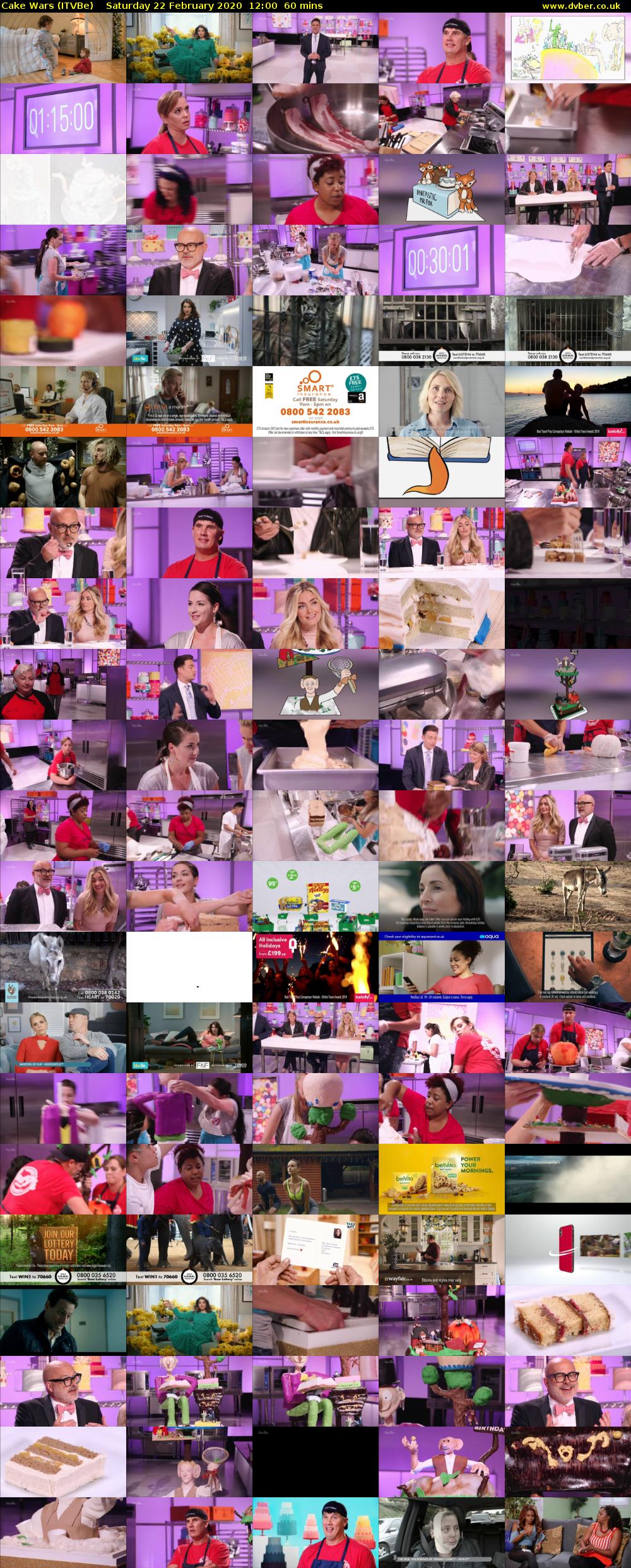 Cake Wars (ITVBe) Saturday 22 February 2020 12:00 - 13:00
