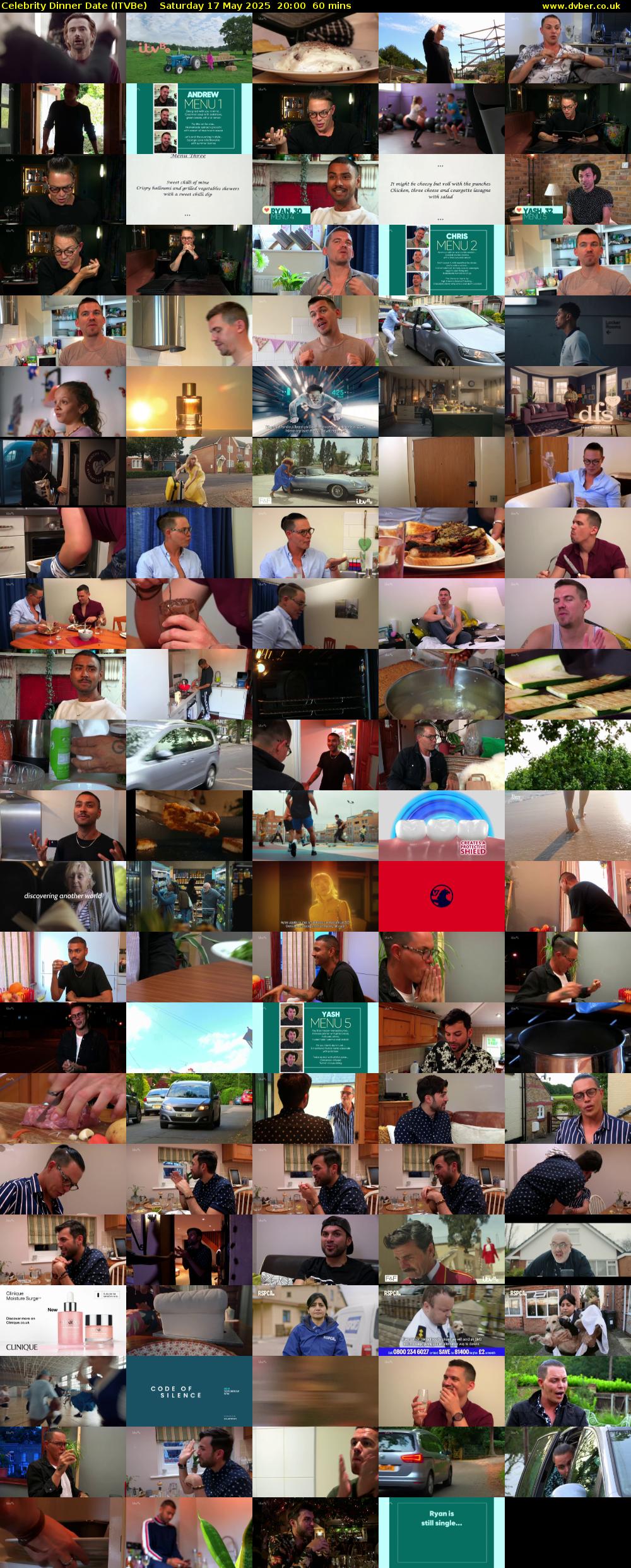 Celebrity Dinner Date (ITVBe) Saturday 17 May 2025 20:00 - 21:00