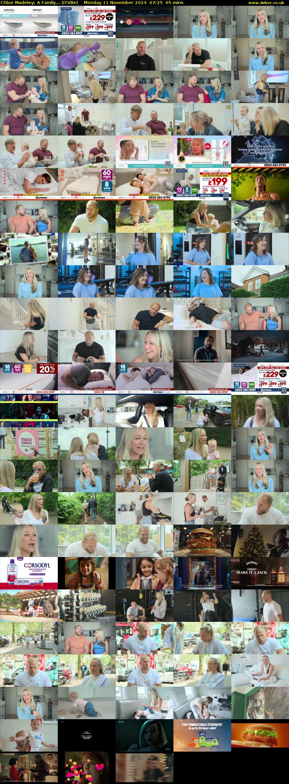 Chloe Madeley: A Family... (ITVBe) Monday 11 November 2024 07:25 - 08:30