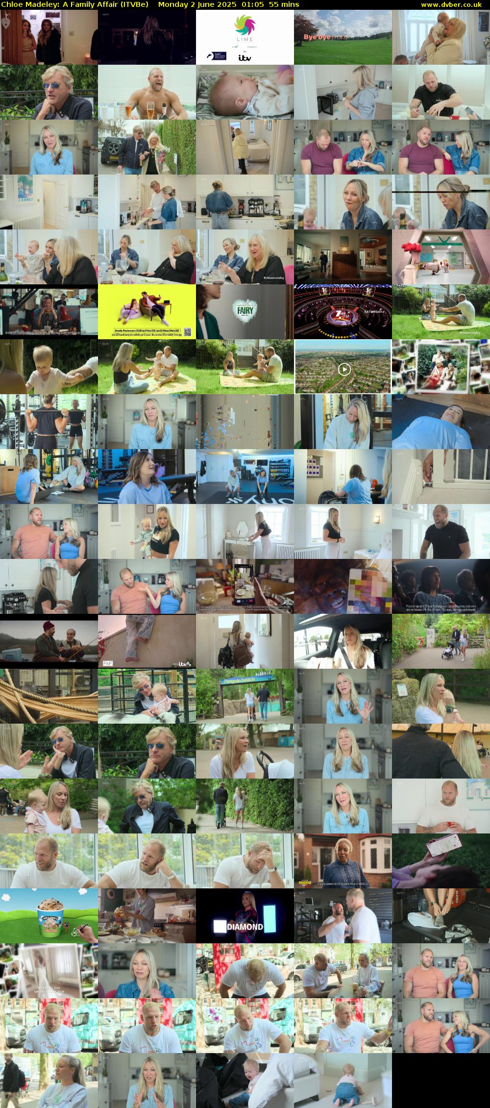 Chloe Madeley: A Family Affair (ITVBe) Monday 2 June 2025 01:05 - 02:00