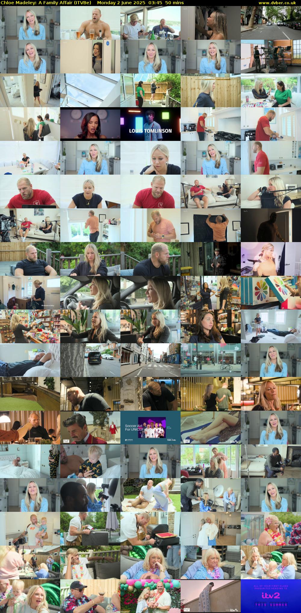 Chloe Madeley: A Family Affair (ITVBe) Monday 2 June 2025 03:45 - 04:35