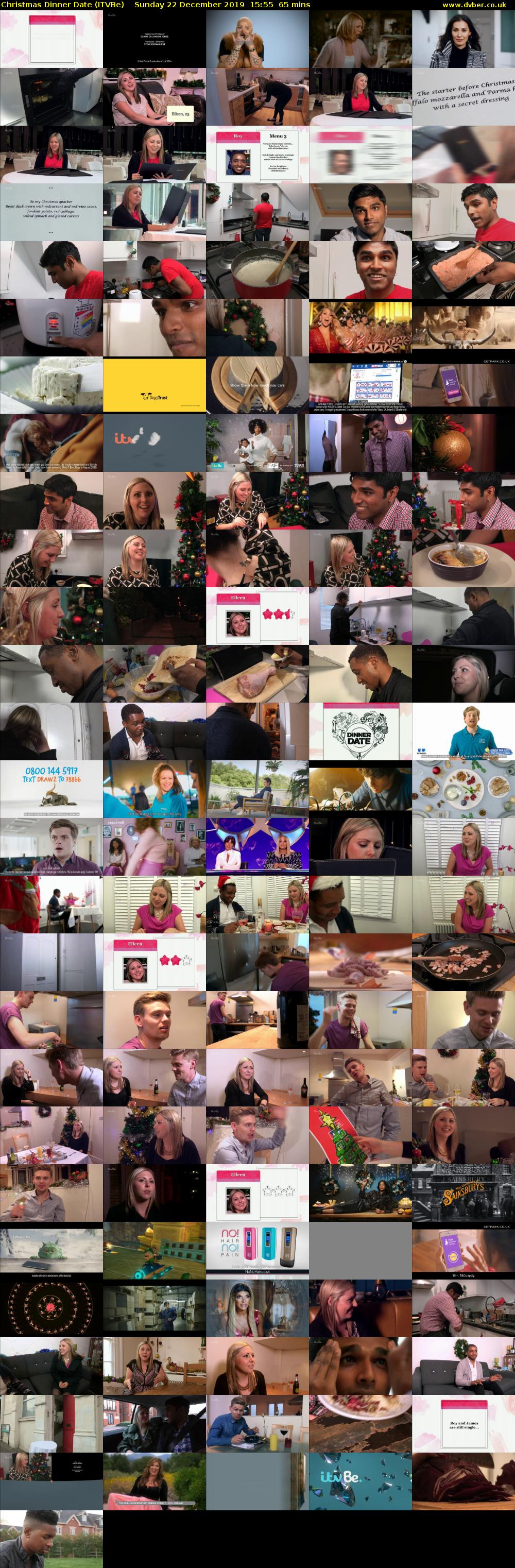 Christmas Dinner Date (ITVBe) Sunday 22 December 2019 15:55 - 17:00