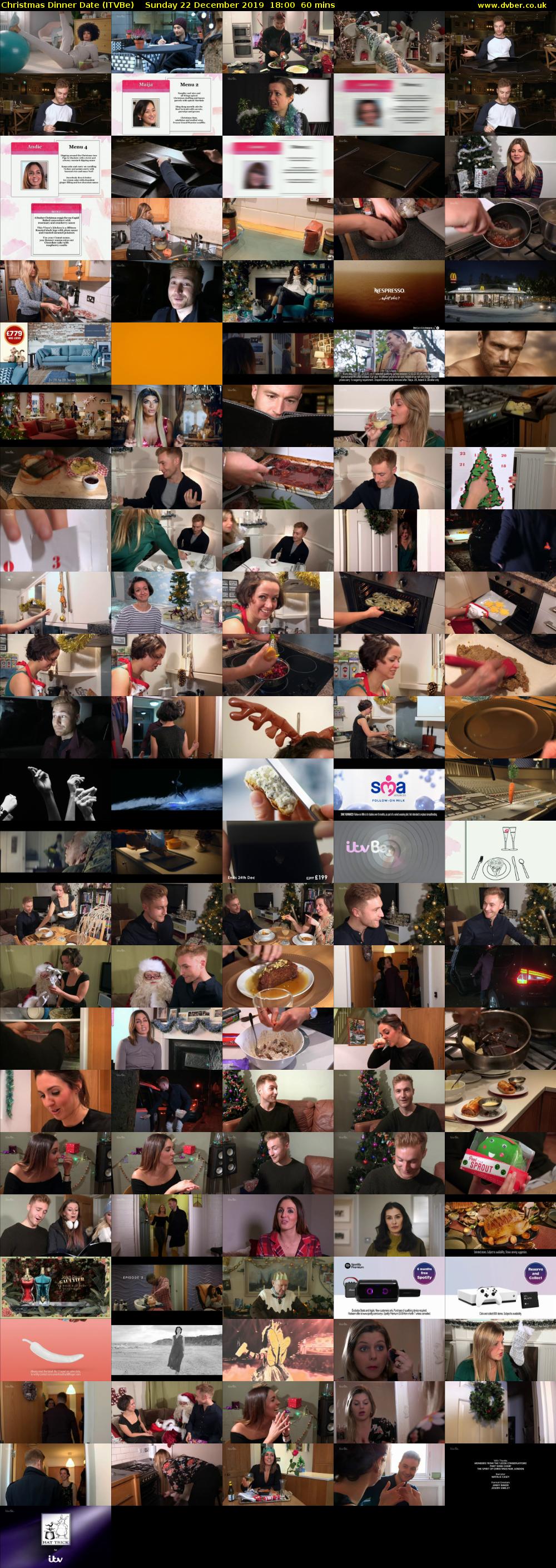 Christmas Dinner Date (ITVBe) Sunday 22 December 2019 18:00 - 19:00