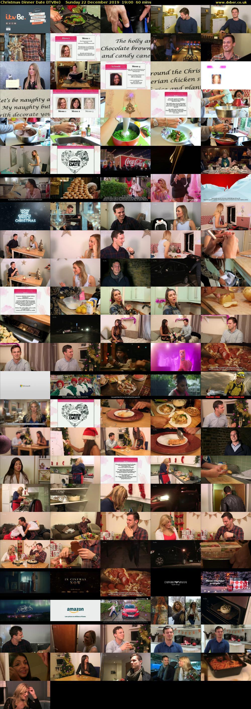 Christmas Dinner Date (ITVBe) Sunday 22 December 2019 19:00 - 20:00