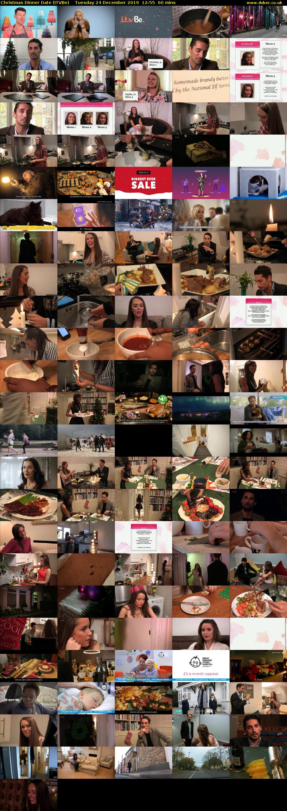Christmas Dinner Date (ITVBe) Tuesday 24 December 2019 12:55 - 13:55