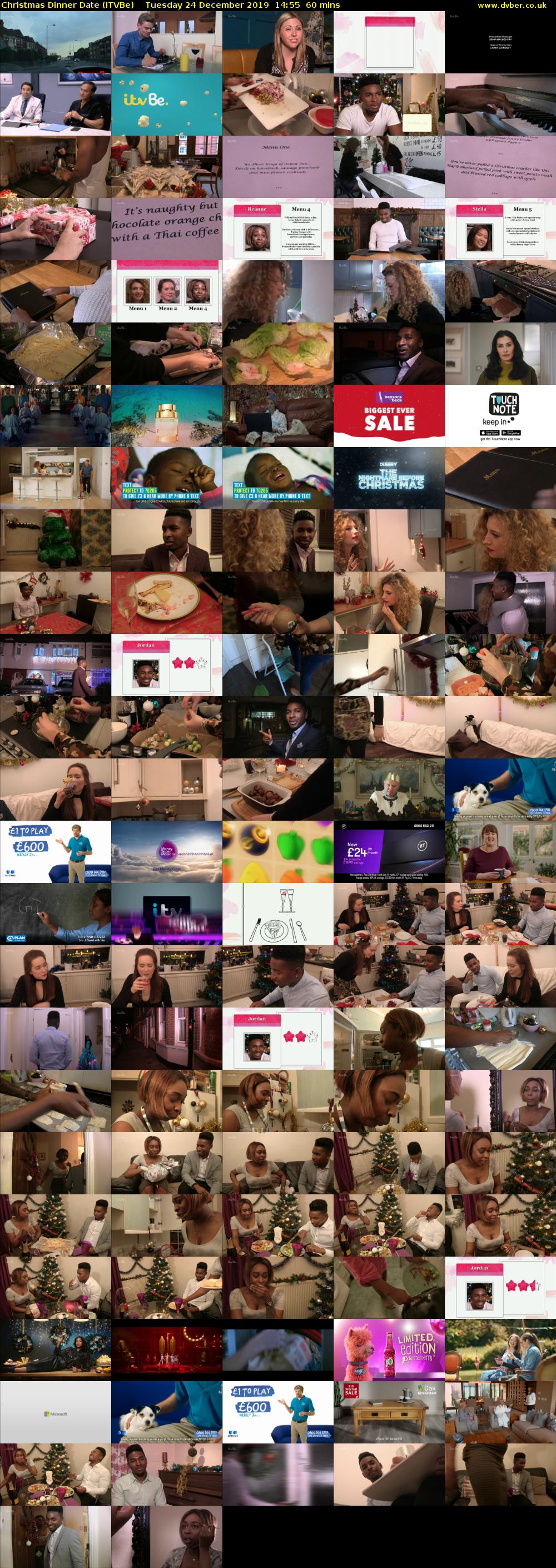 Christmas Dinner Date (ITVBe) Tuesday 24 December 2019 14:55 - 15:55