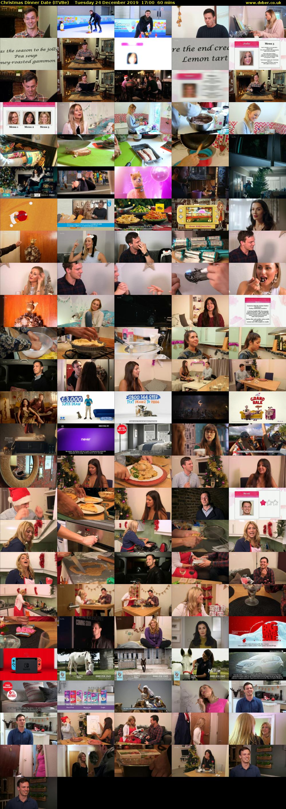 Christmas Dinner Date (ITVBe) Tuesday 24 December 2019 17:00 - 18:00