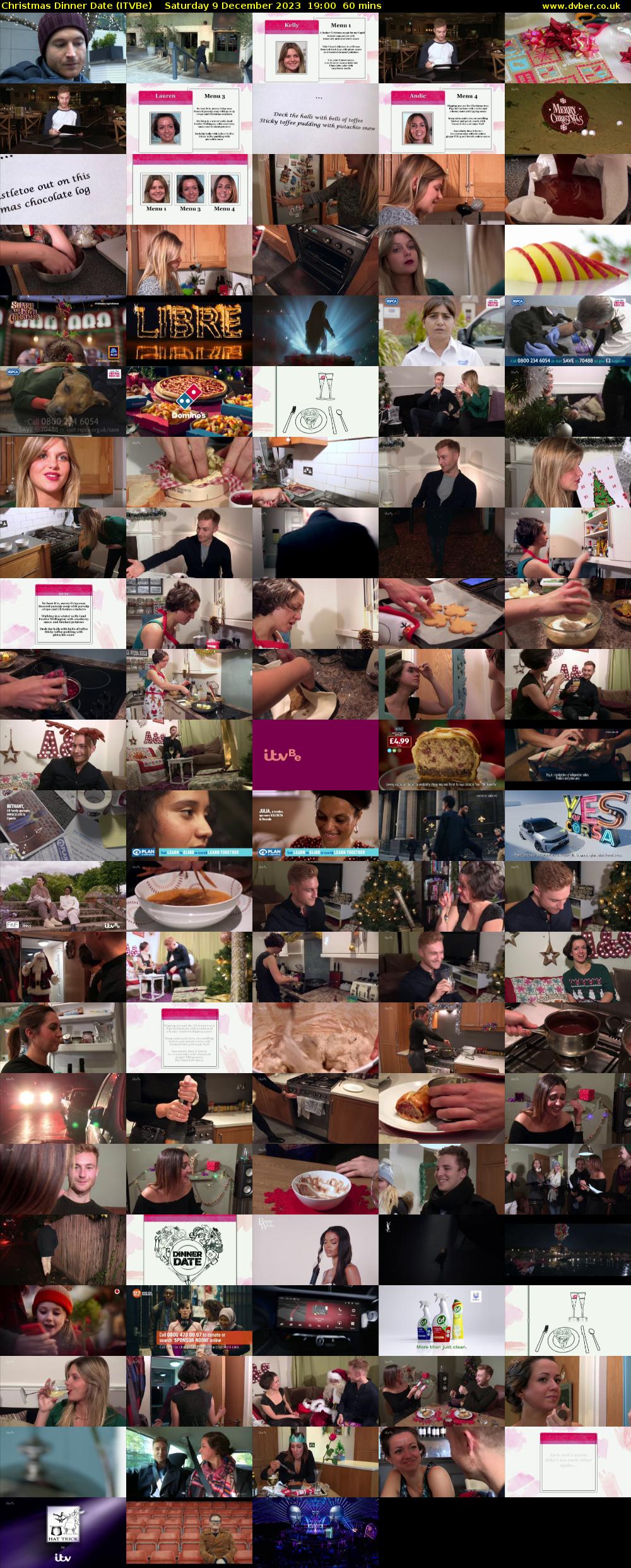 Christmas Dinner Date (ITVBe) Saturday 9 December 2023 19:00 - 20:00
