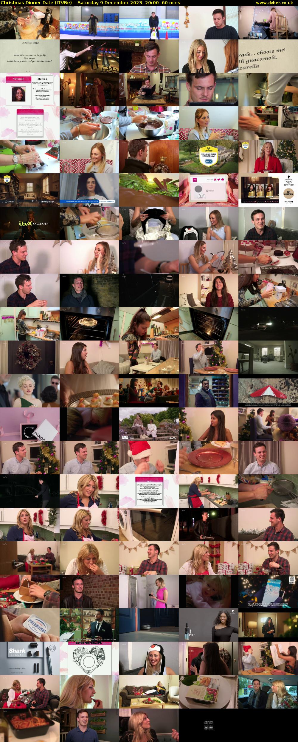 Christmas Dinner Date (ITVBe) Saturday 9 December 2023 20:00 - 21:00