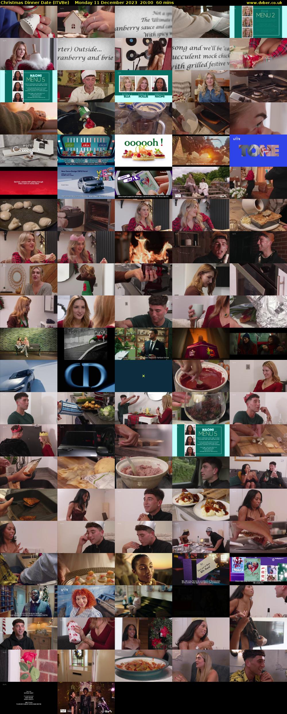 Christmas Dinner Date (ITVBe) Monday 11 December 2023 20:00 - 21:00