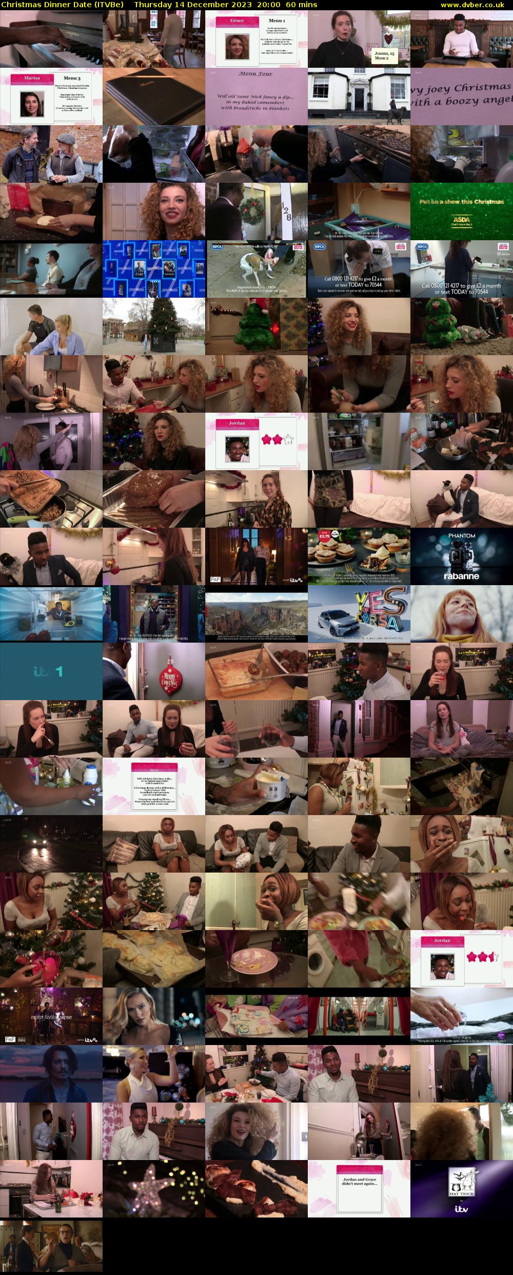 Christmas Dinner Date (ITVBe) Thursday 14 December 2023 20:00 - 21:00