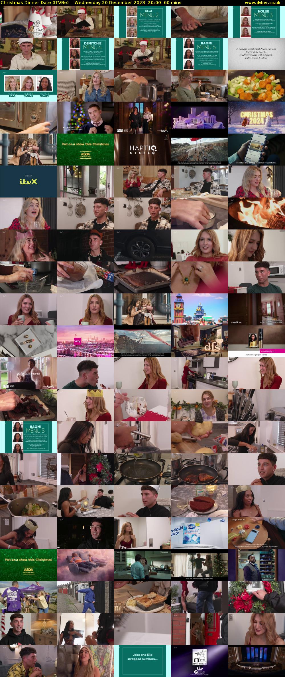 Christmas Dinner Date (ITVBe) Wednesday 20 December 2023 20:00 - 21:00