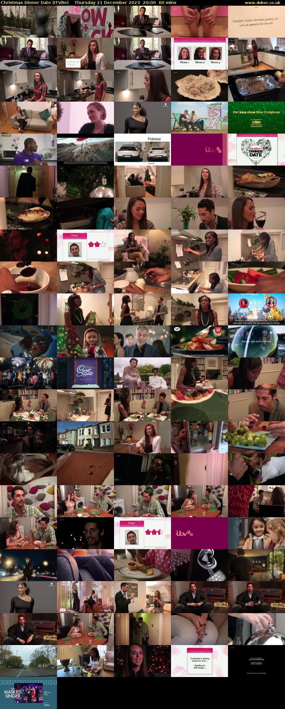 Christmas Dinner Date (ITVBe) Thursday 21 December 2023 20:00 - 21:00