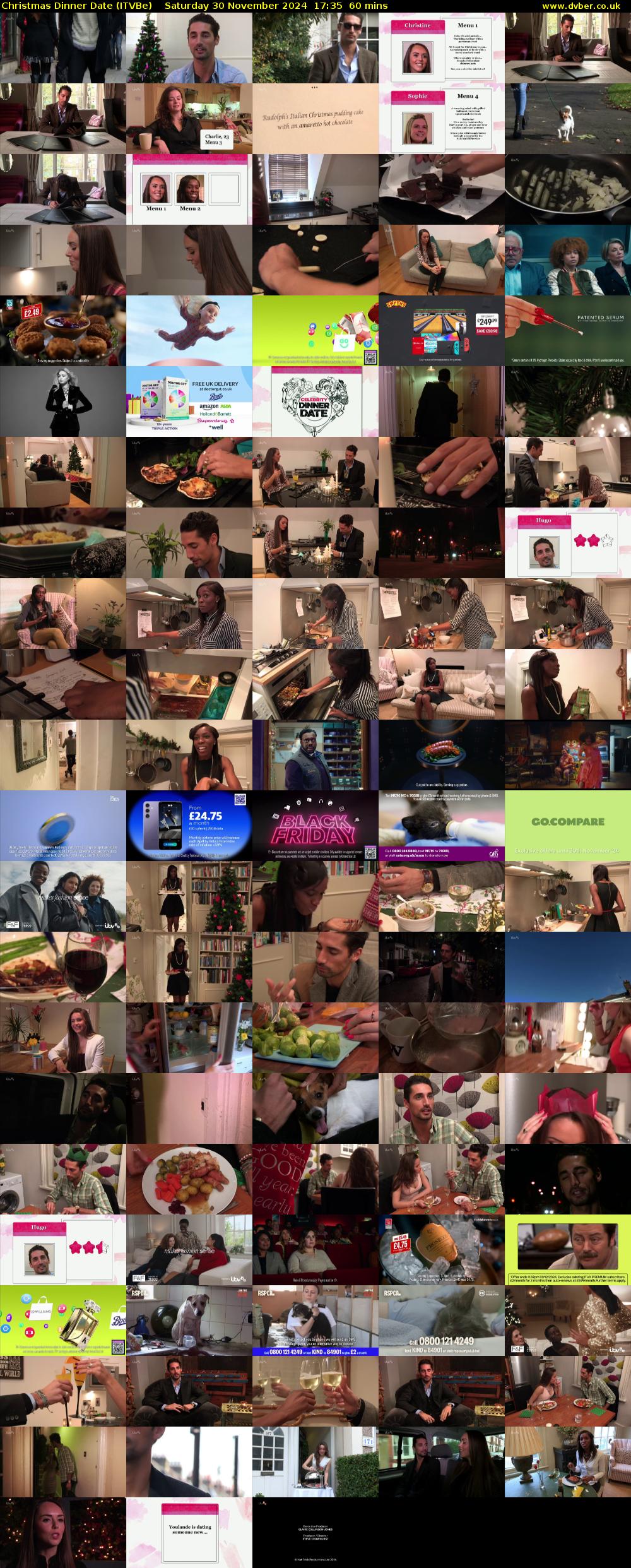 Christmas Dinner Date (ITVBe) Saturday 30 November 2024 17:35 - 18:35