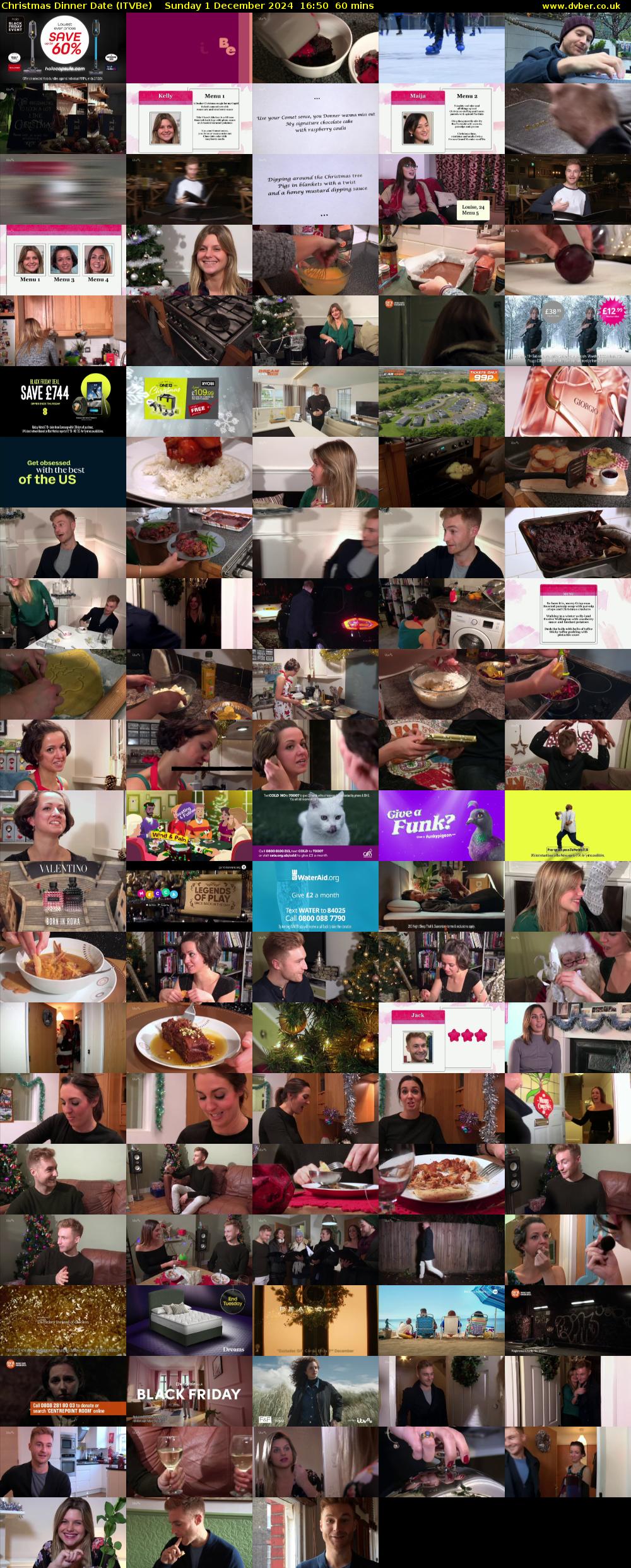 Christmas Dinner Date (ITVBe) Sunday 1 December 2024 16:50 - 17:50