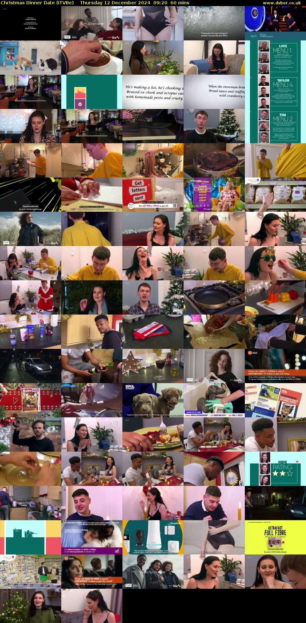 Christmas Dinner Date (ITVBe) Thursday 12 December 2024 09:20 - 10:20