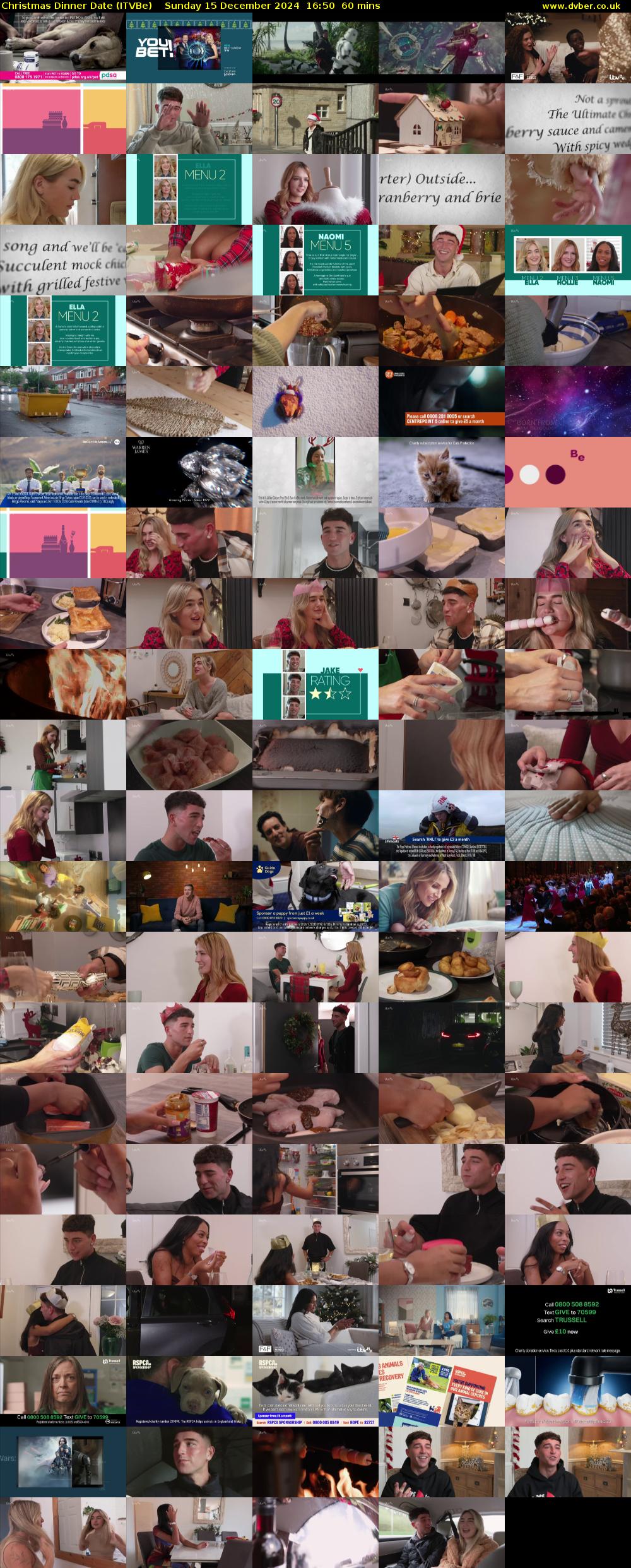 Christmas Dinner Date (ITVBe) Sunday 15 December 2024 16:50 - 17:50