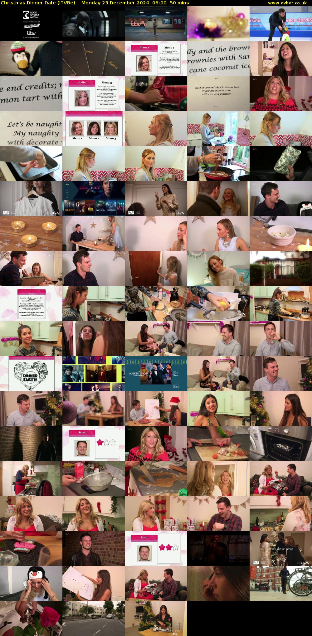 Christmas Dinner Date (ITVBe) Monday 23 December 2024 06:00 - 06:50