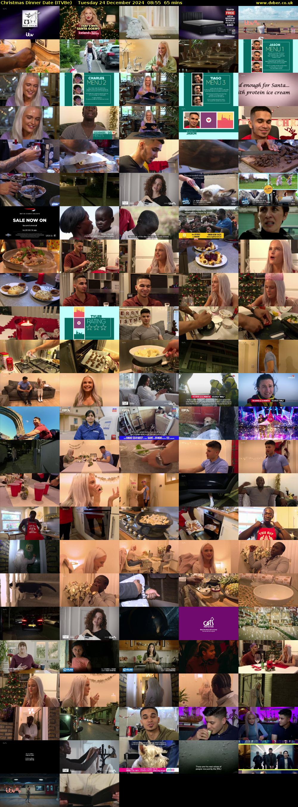 Christmas Dinner Date (ITVBe) Tuesday 24 December 2024 08:55 - 10:00