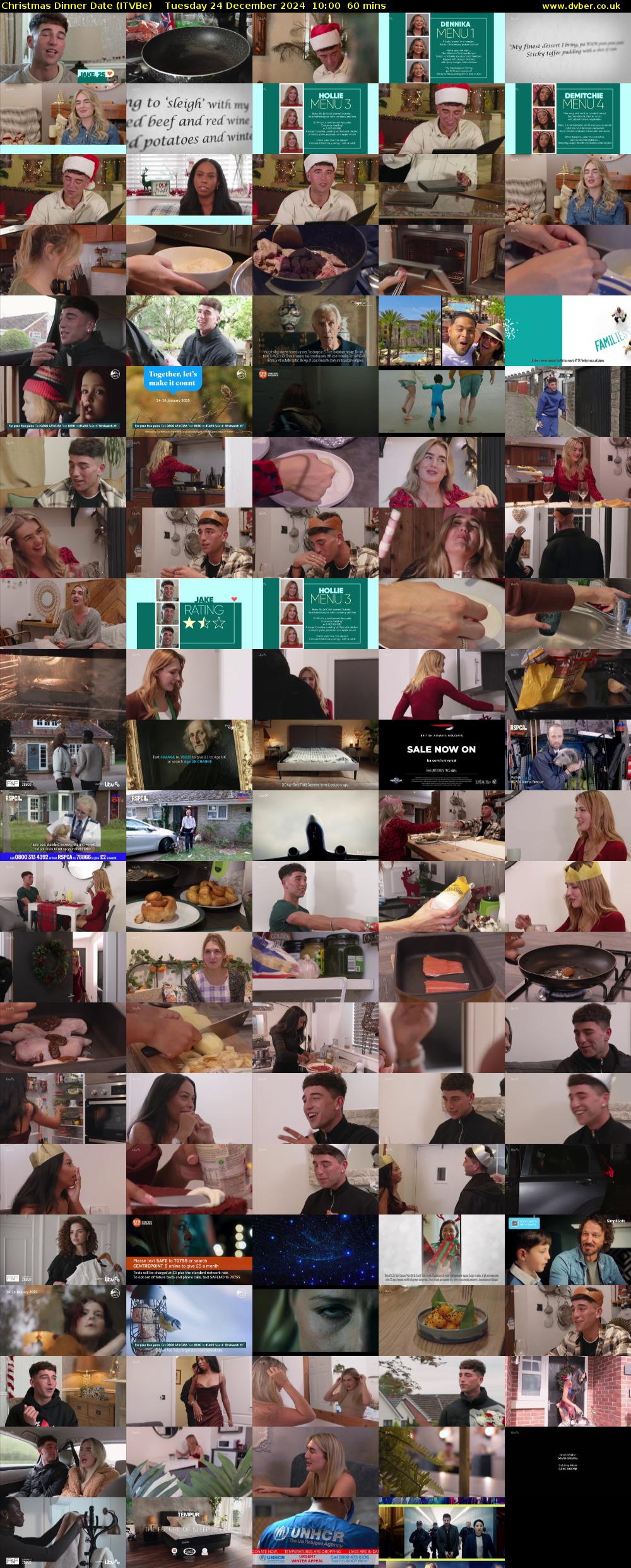 Christmas Dinner Date (ITVBe) Tuesday 24 December 2024 10:00 - 11:00