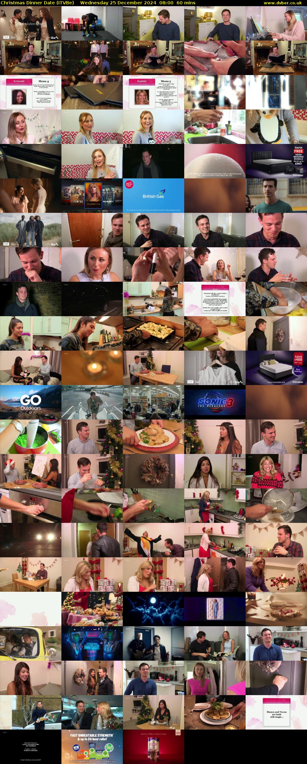 Christmas Dinner Date (ITVBe) Wednesday 25 December 2024 08:00 - 09:00