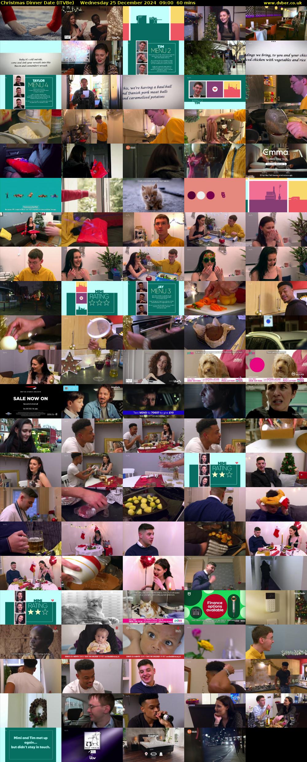 Christmas Dinner Date (ITVBe) Wednesday 25 December 2024 09:00 - 10:00