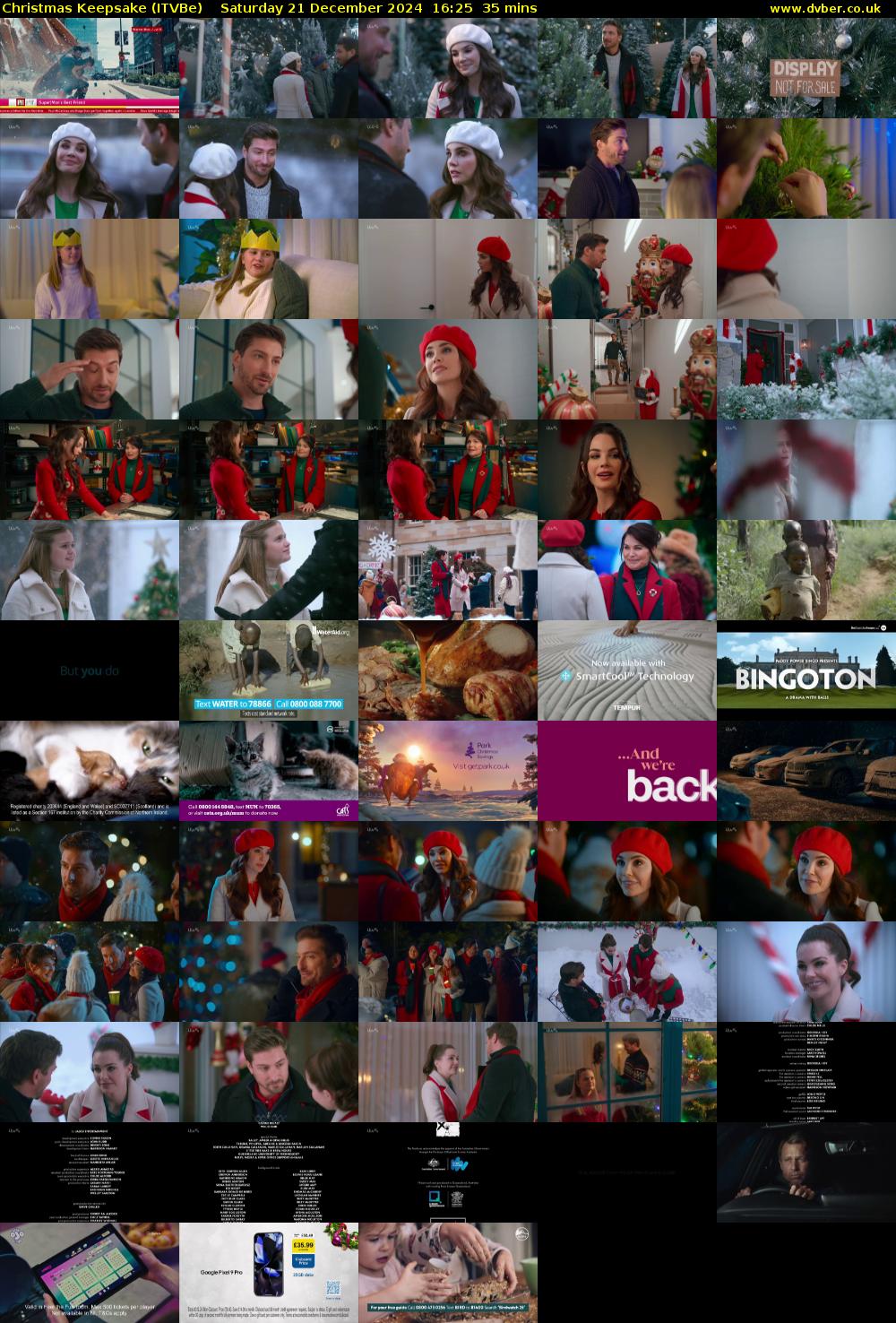 Christmas Keepsake (ITVBe) Saturday 21 December 2024 16:25 - 17:00
