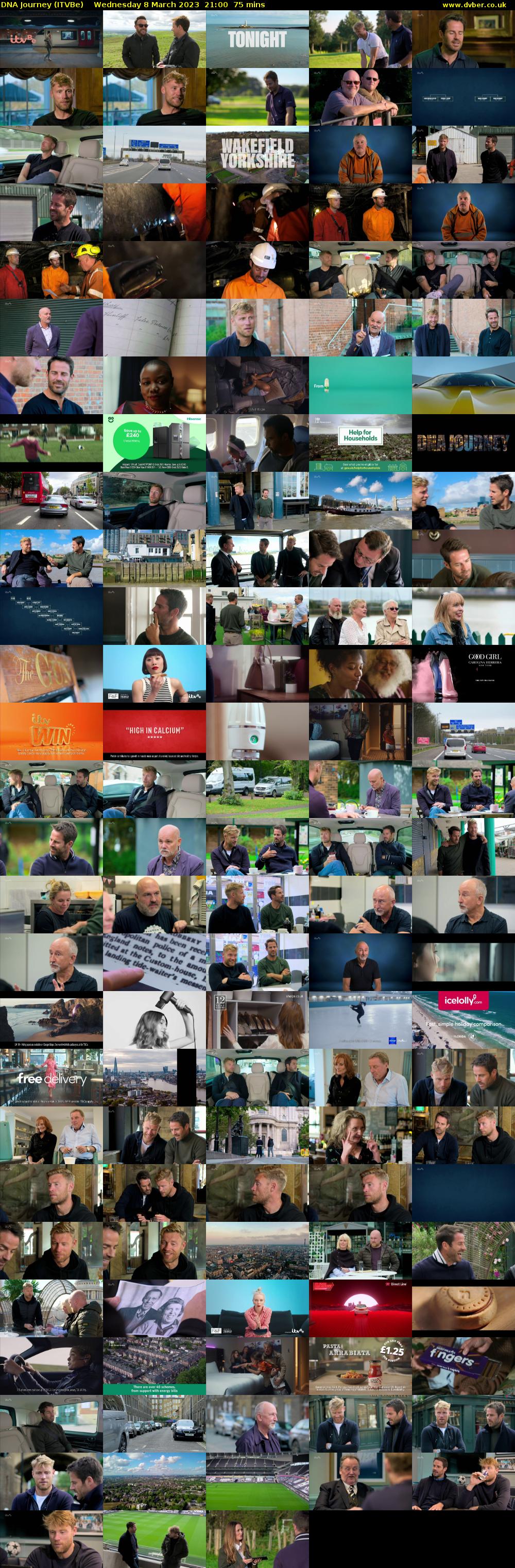 DNA Journey (ITVBe) Wednesday 8 March 2023 21:00 - 22:15