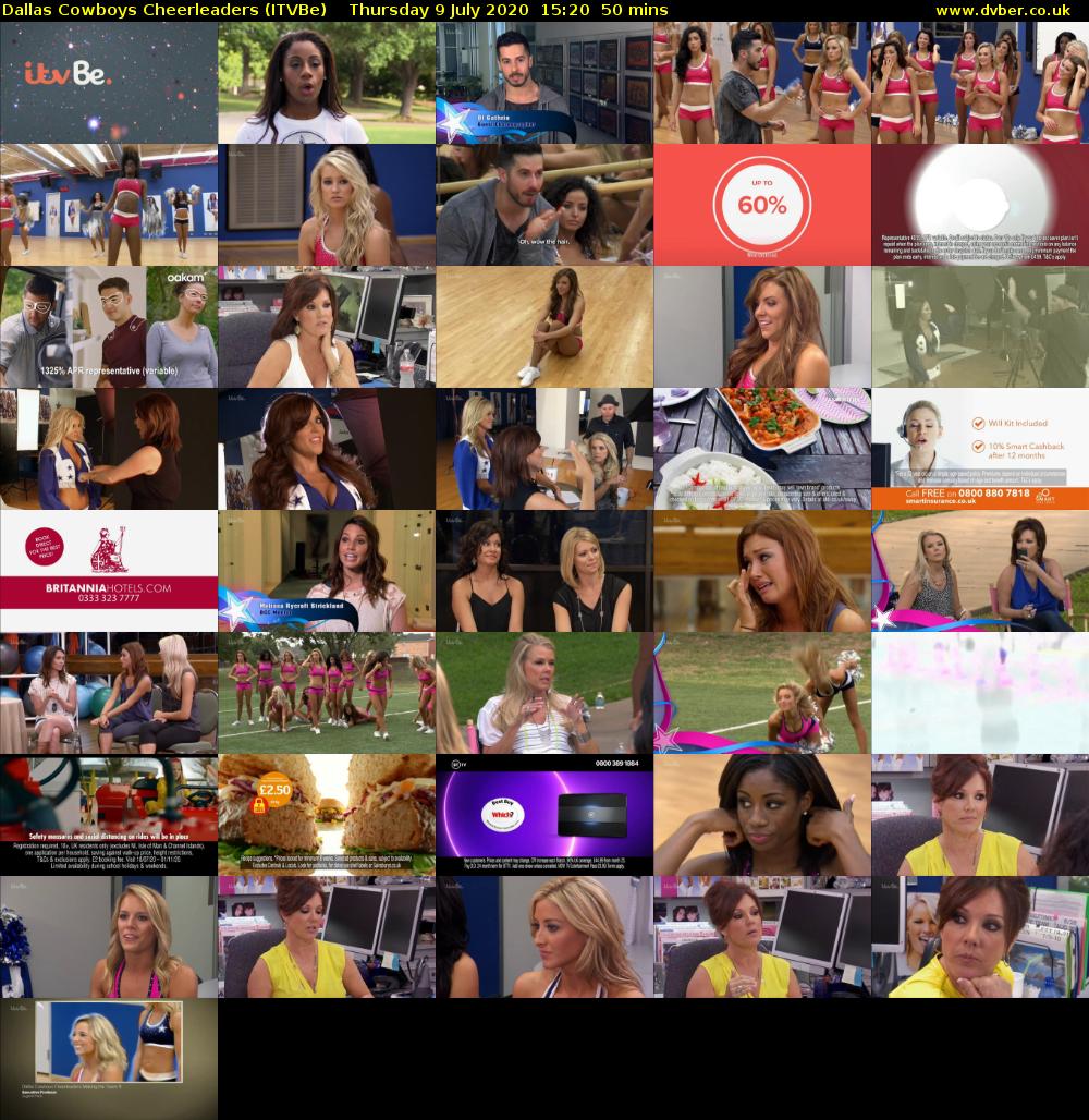 Dallas Cowboys Cheerleaders (ITVBe) Thursday 9 July 2020 15:20 - 16:10